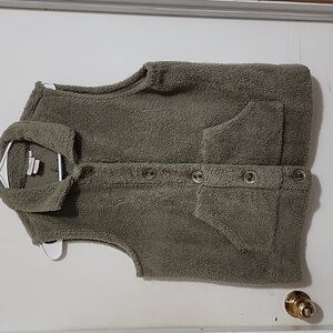 Hot Cotton Kids Forest Green Fleece Vest